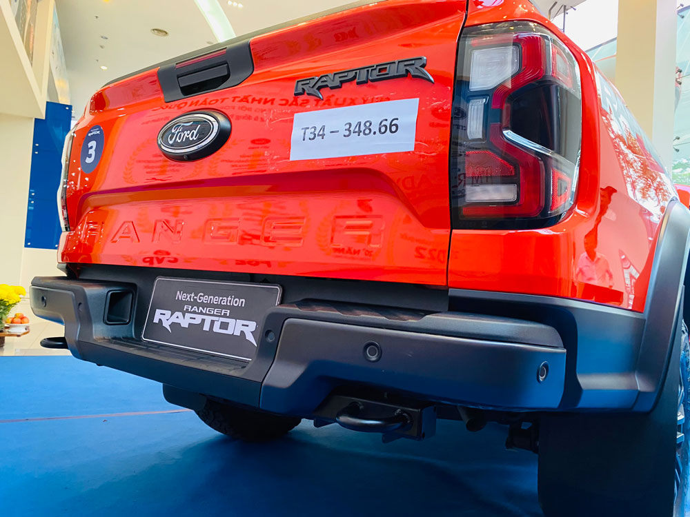 thiet ke cản sau xe Ford Ranger Raptor 2023